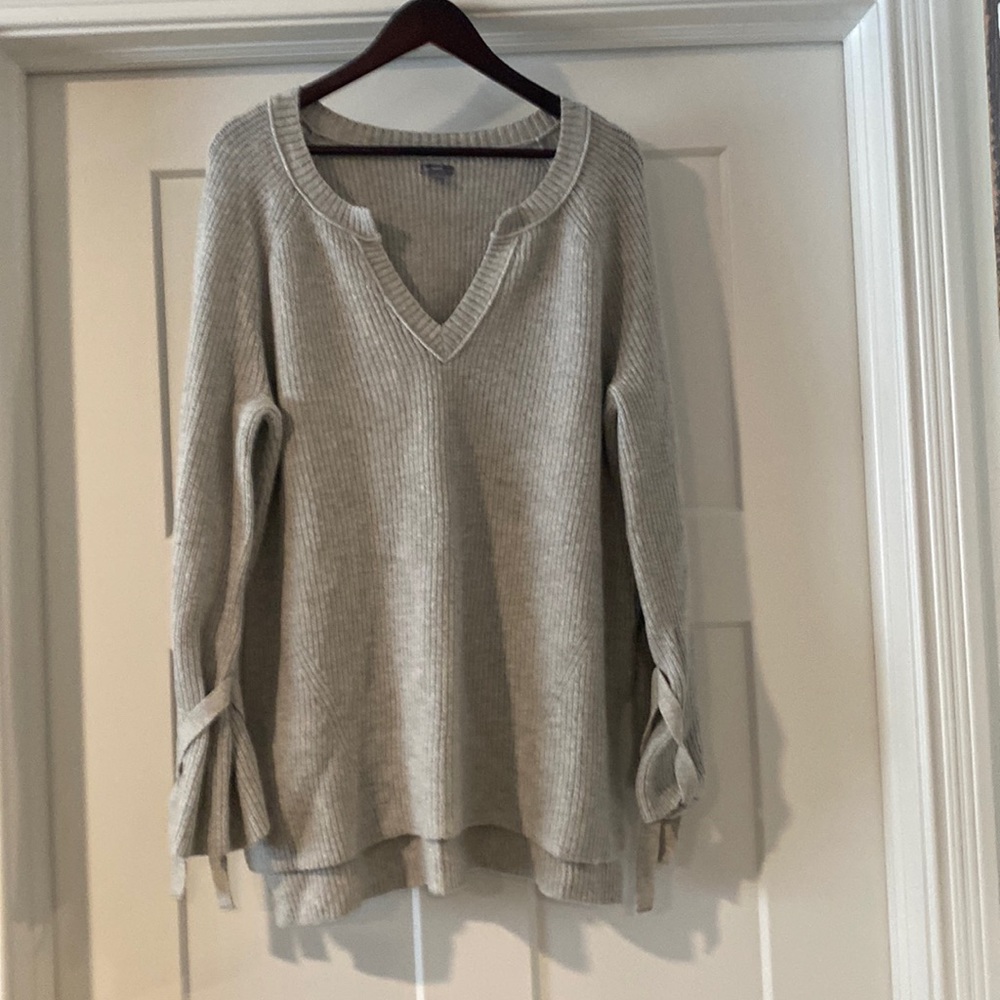 Aerie Tie Sleeve Sweater
